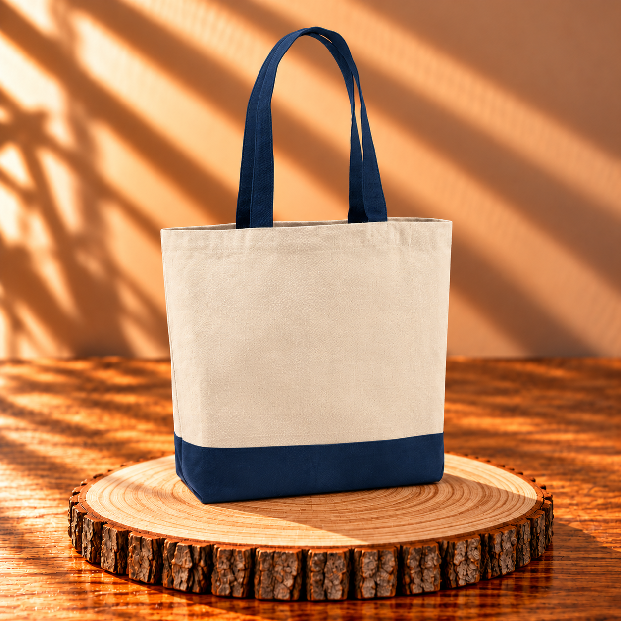 Canvas Shopper - Blau