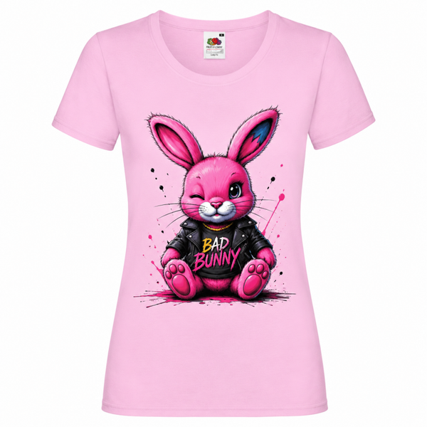 🐰💖 Bad Bunny – Damen T-Shirt mit frechem Hasen-Design 🎀🖤