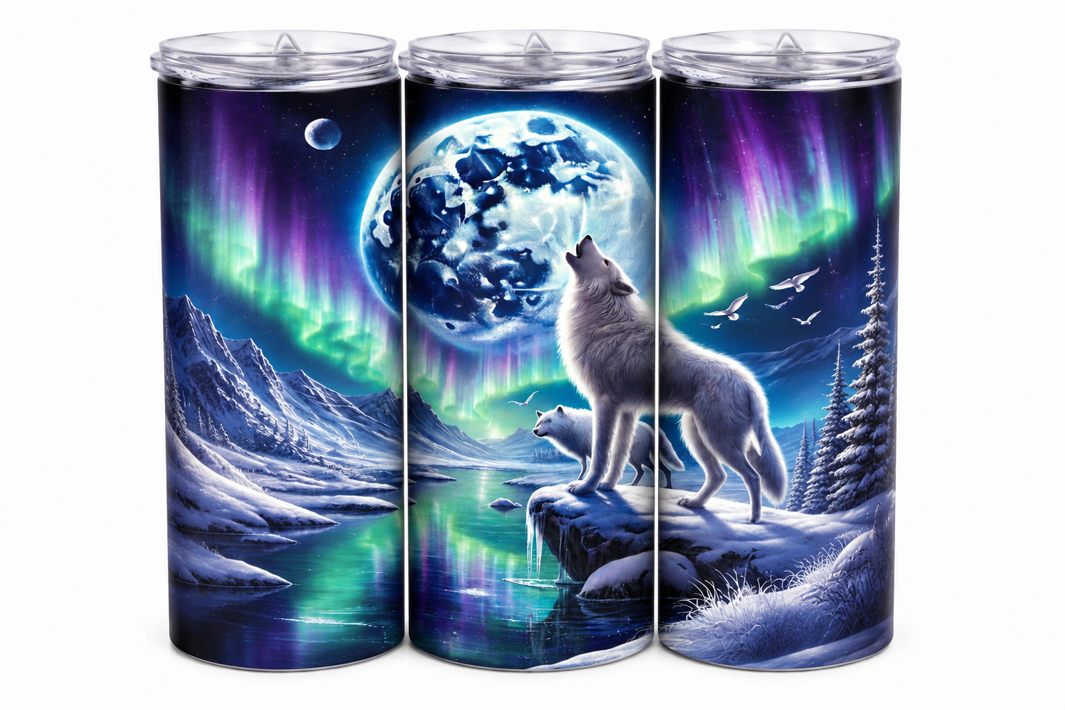 Edelstahl-Thermobecher Wolf 1