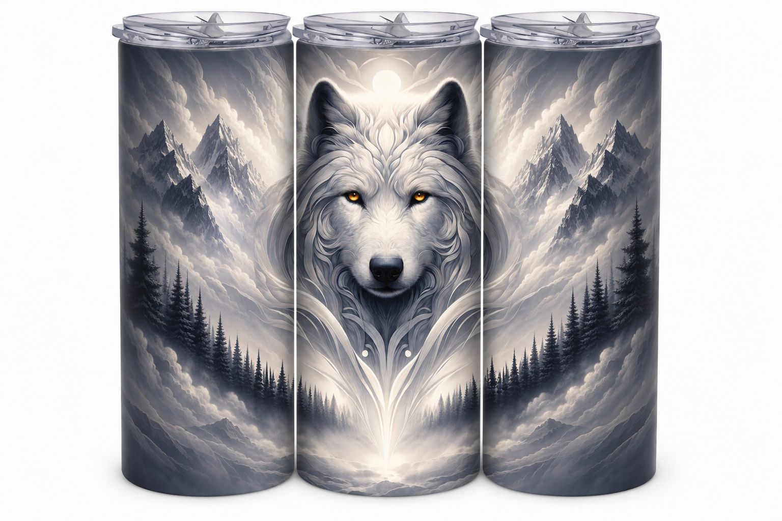 Edelstahl-Thermobecher Wolf 8