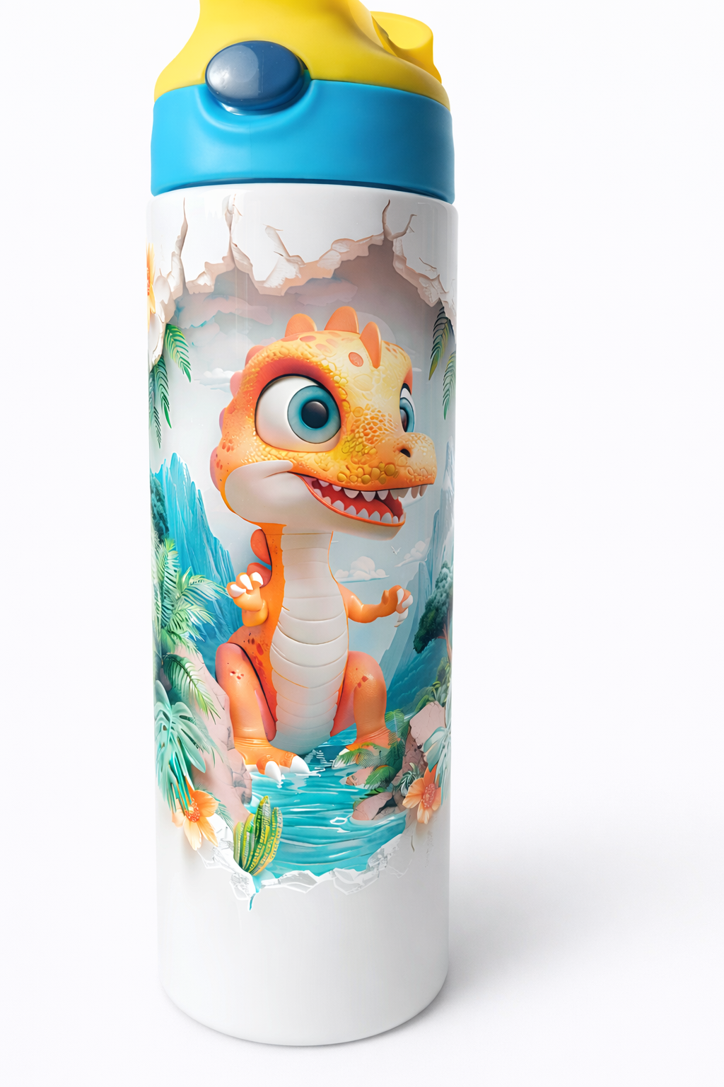 Kinder-Thermobecher mit Klappdeckel 20oz