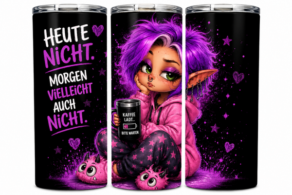 💜 Heute nicht. Morgen vielleicht auch nicht. 😴☕