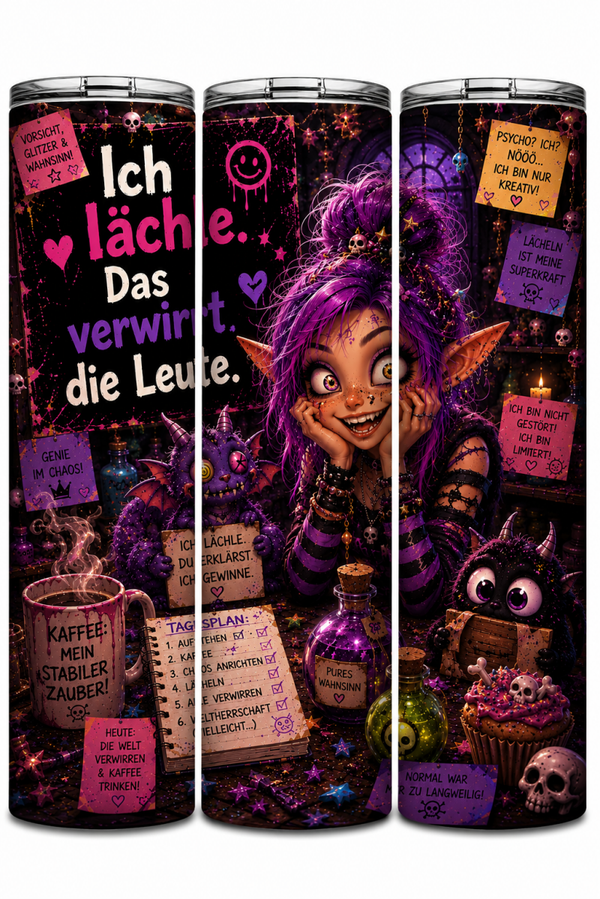 😈 Ich lächle. Das verwirrt die Leute. 💜✨