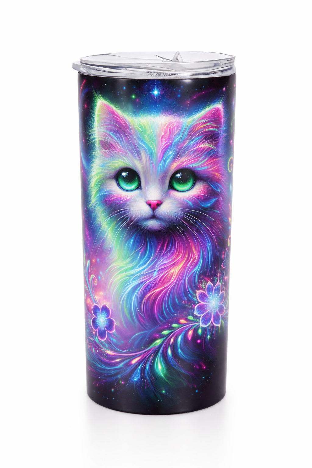 Edelstahl-Thermobecher Katze 3