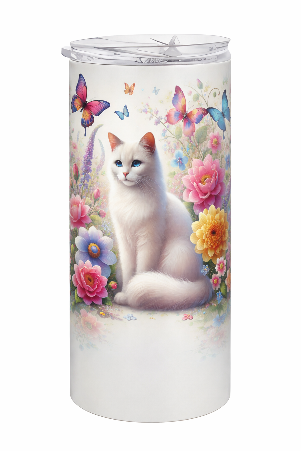 Edelstahl-Thermobecher Katze 4