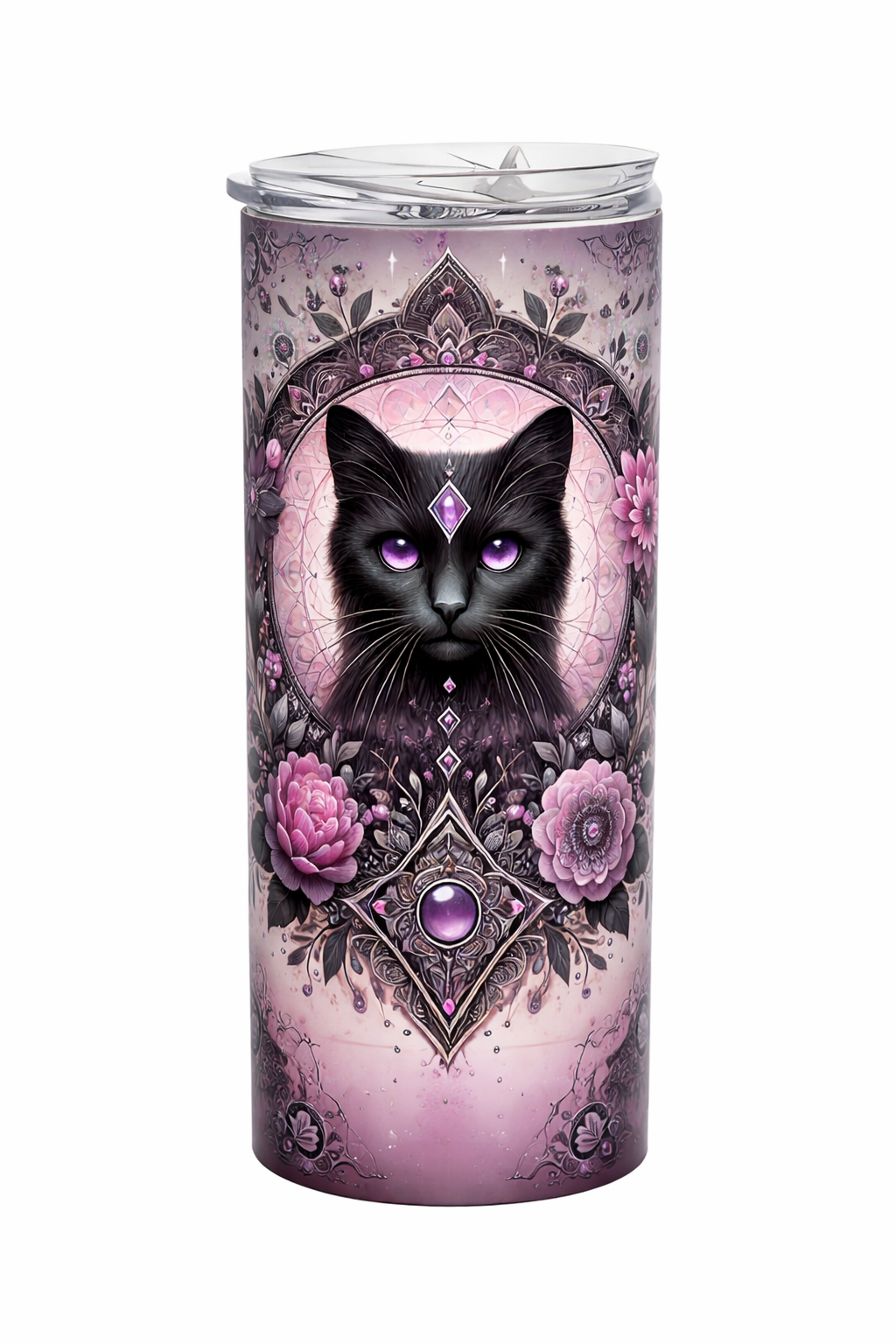 Edelstahl-Thermobecher Katze 5