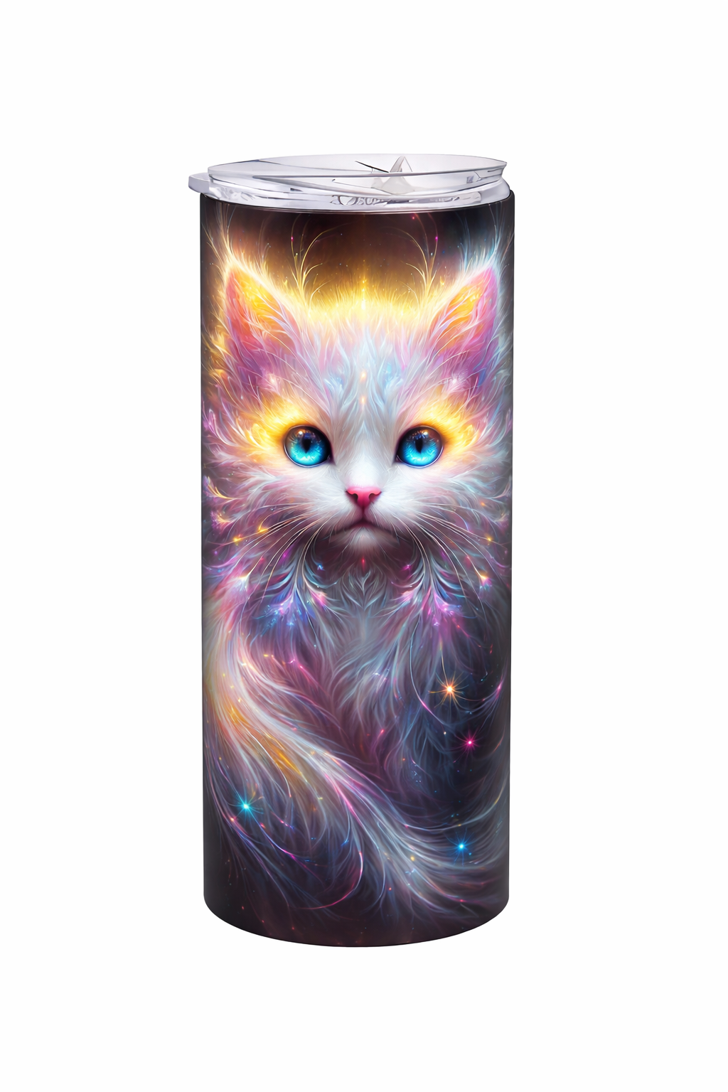 Edelstahl-Thermobecher Katze 6