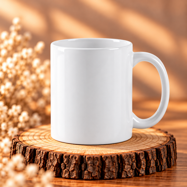 Keramiktasse Weiß
