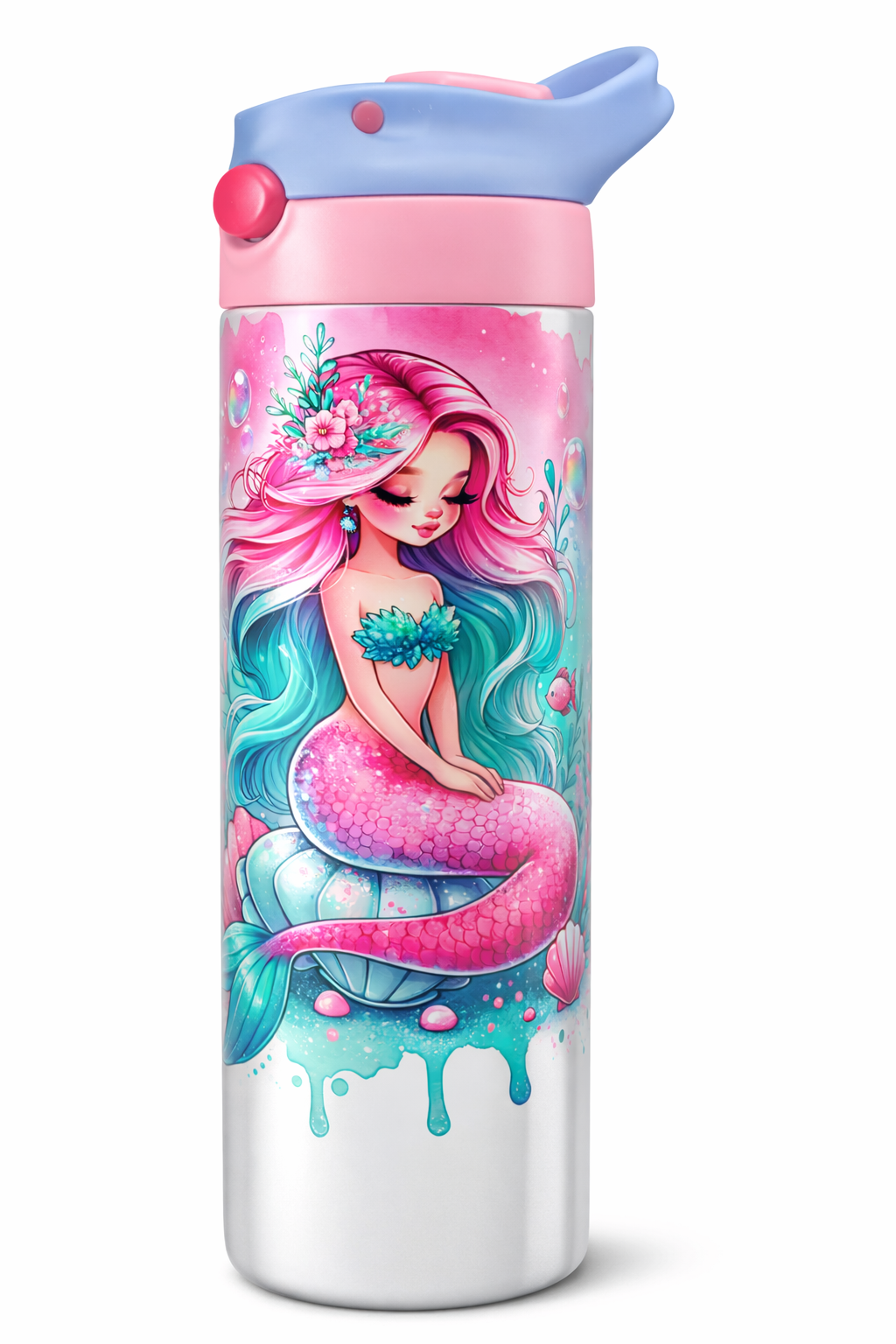 Kinder-Thermobecher mit Klappdeckel 20oz