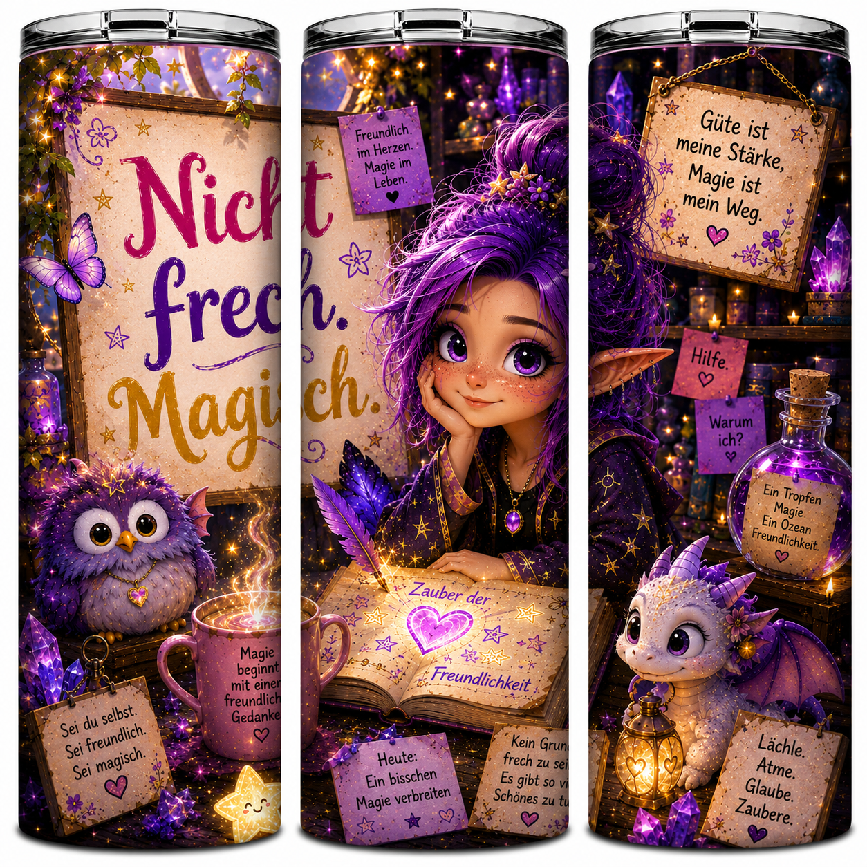 ✨ Nicht frech. Magisch. 🧚‍♀️💜