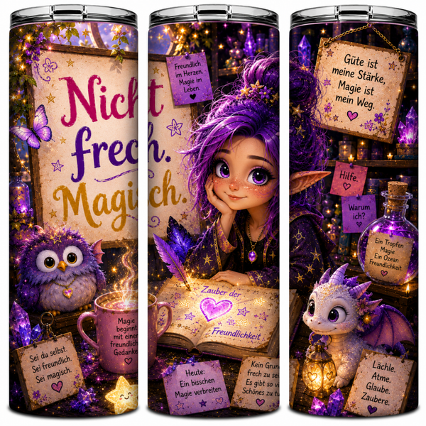 ✨ Nicht frech. Magisch. 🧚‍♀️💜