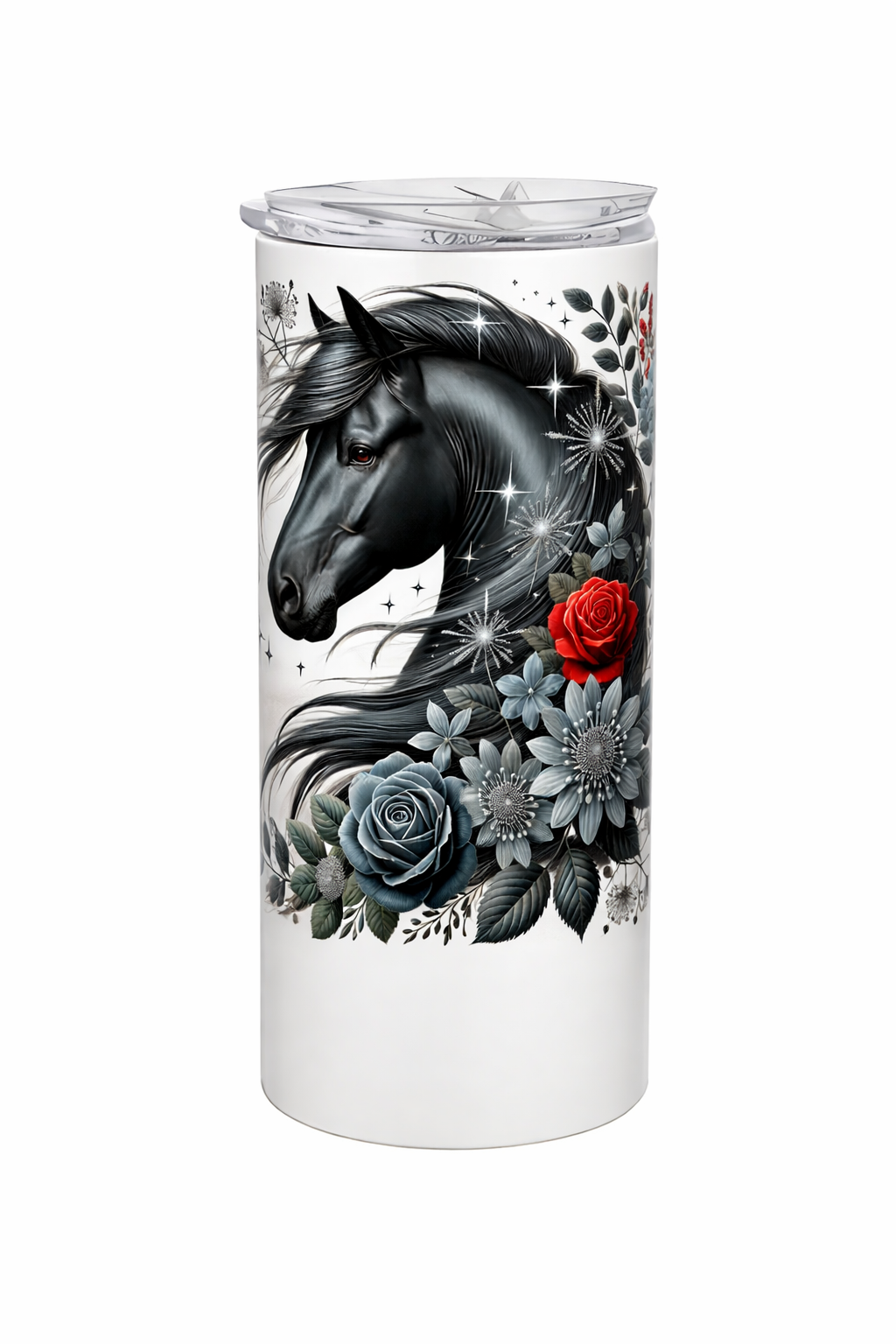 Edelstahl-Thermobecher Pferd 12