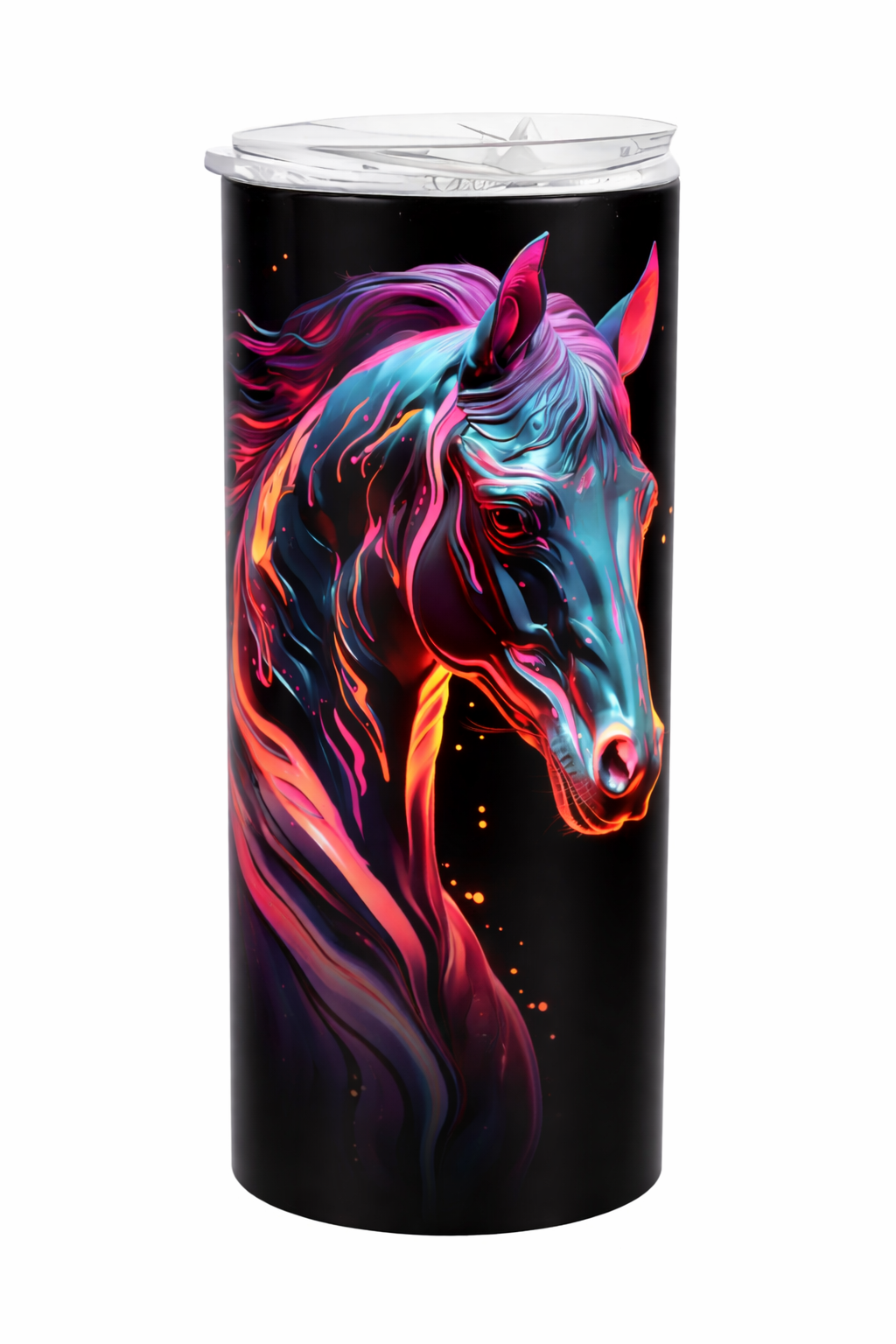 Edelstahl-Thermobecher Pferd 14
