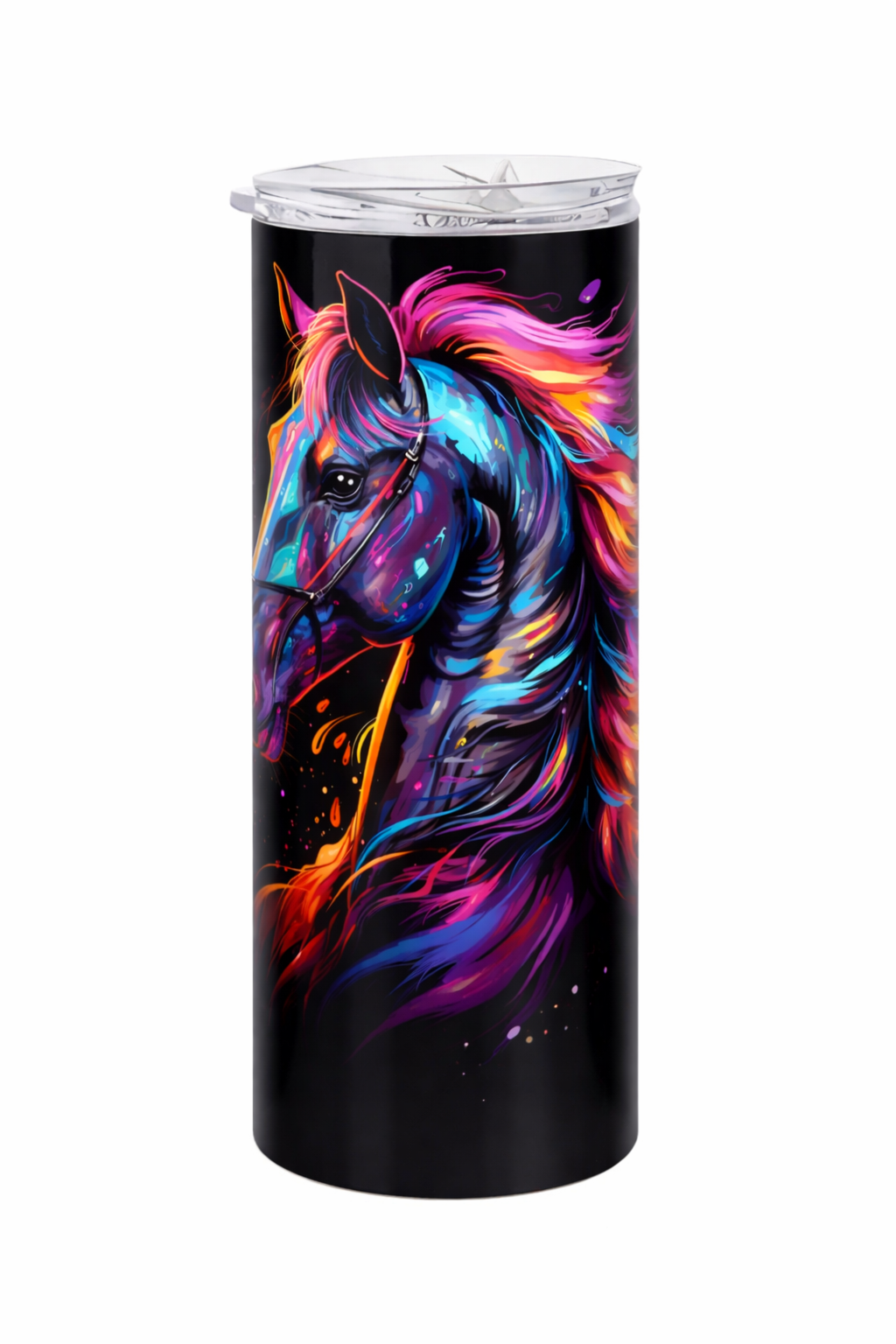 Edelstahl-Thermobecher Pferd 16