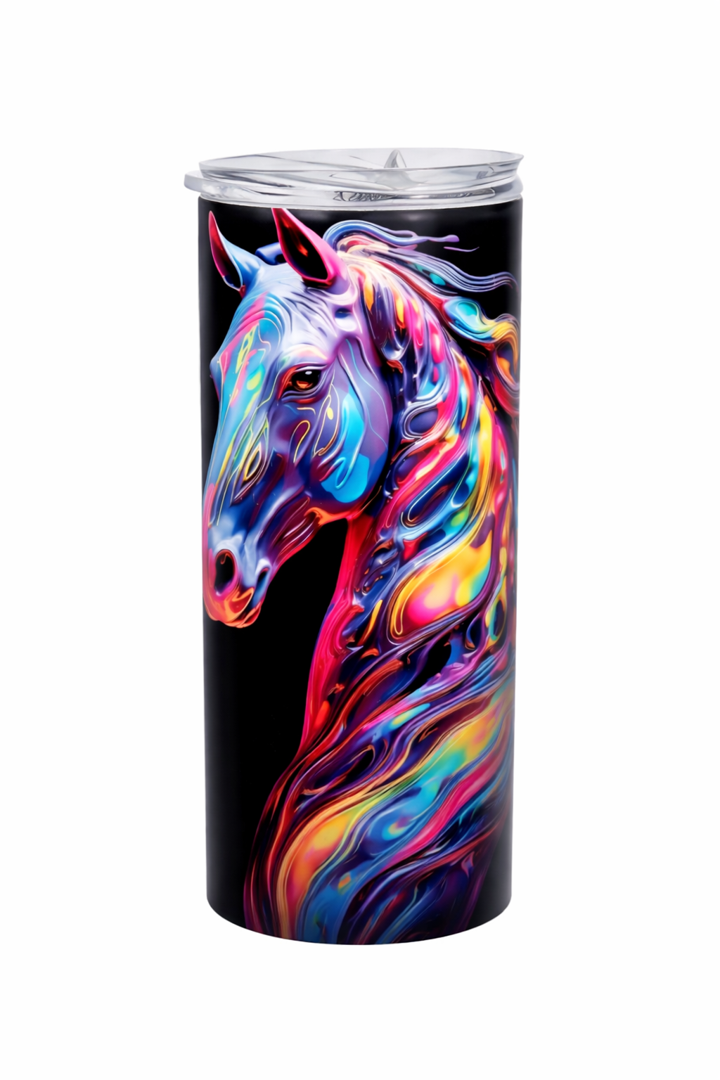 Edelstahl-Thermobecher Pferd 2