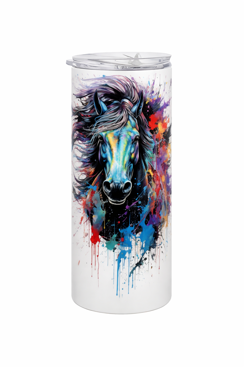 Edelstahl-Thermobecher Pferd 3