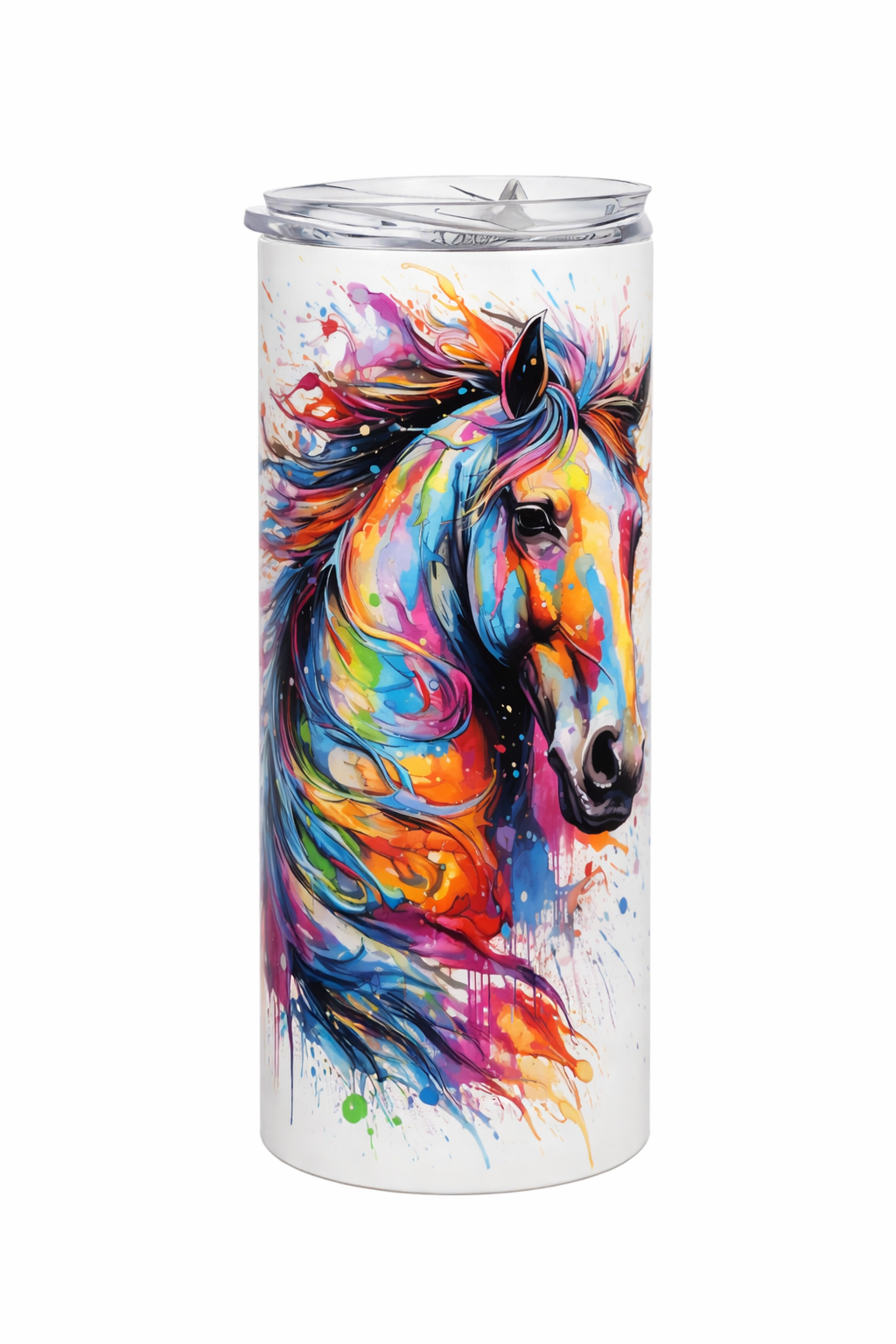 Edelstahl-Thermobecher Pferd 4