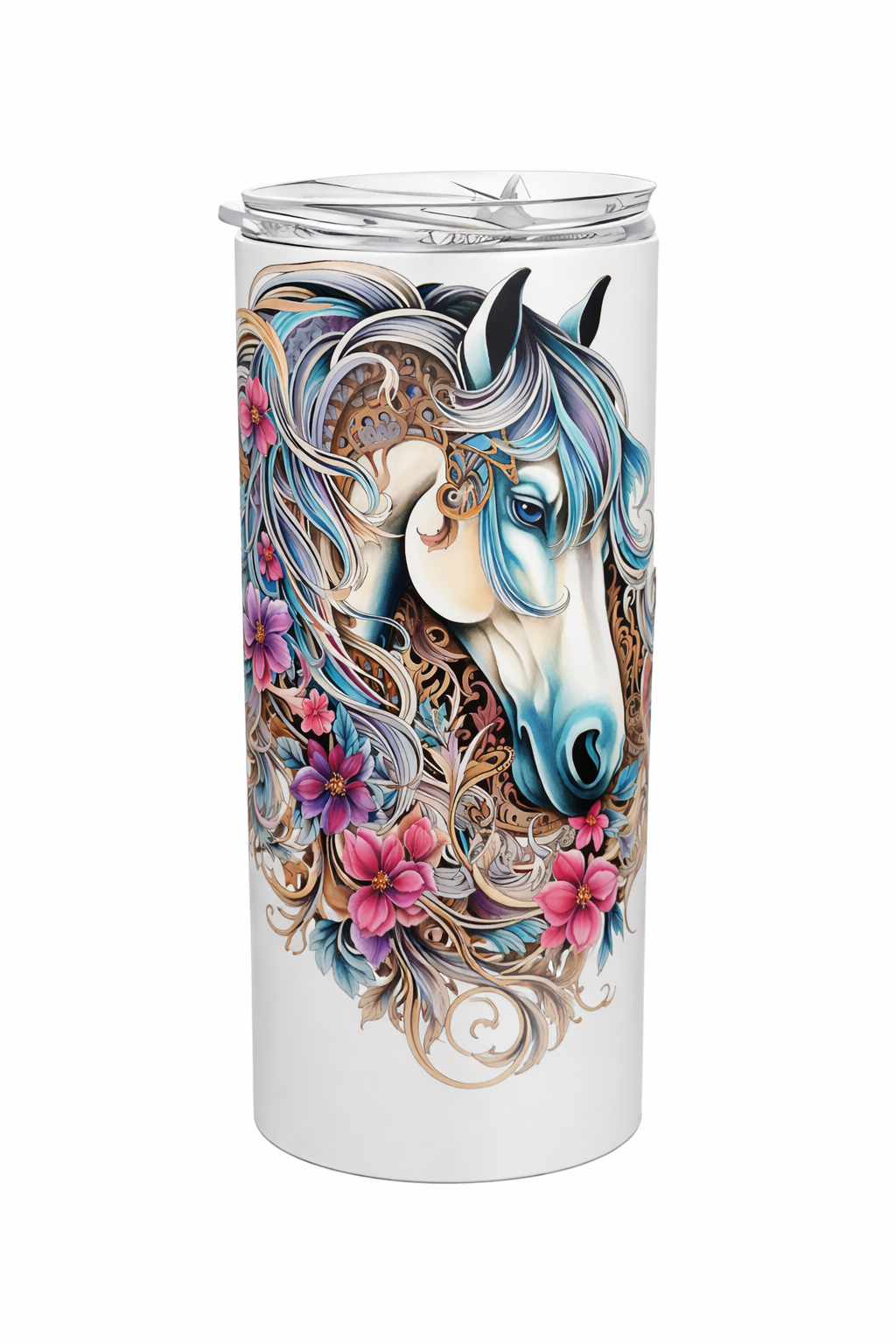 Edelstahl-Thermobecher Pferd 7