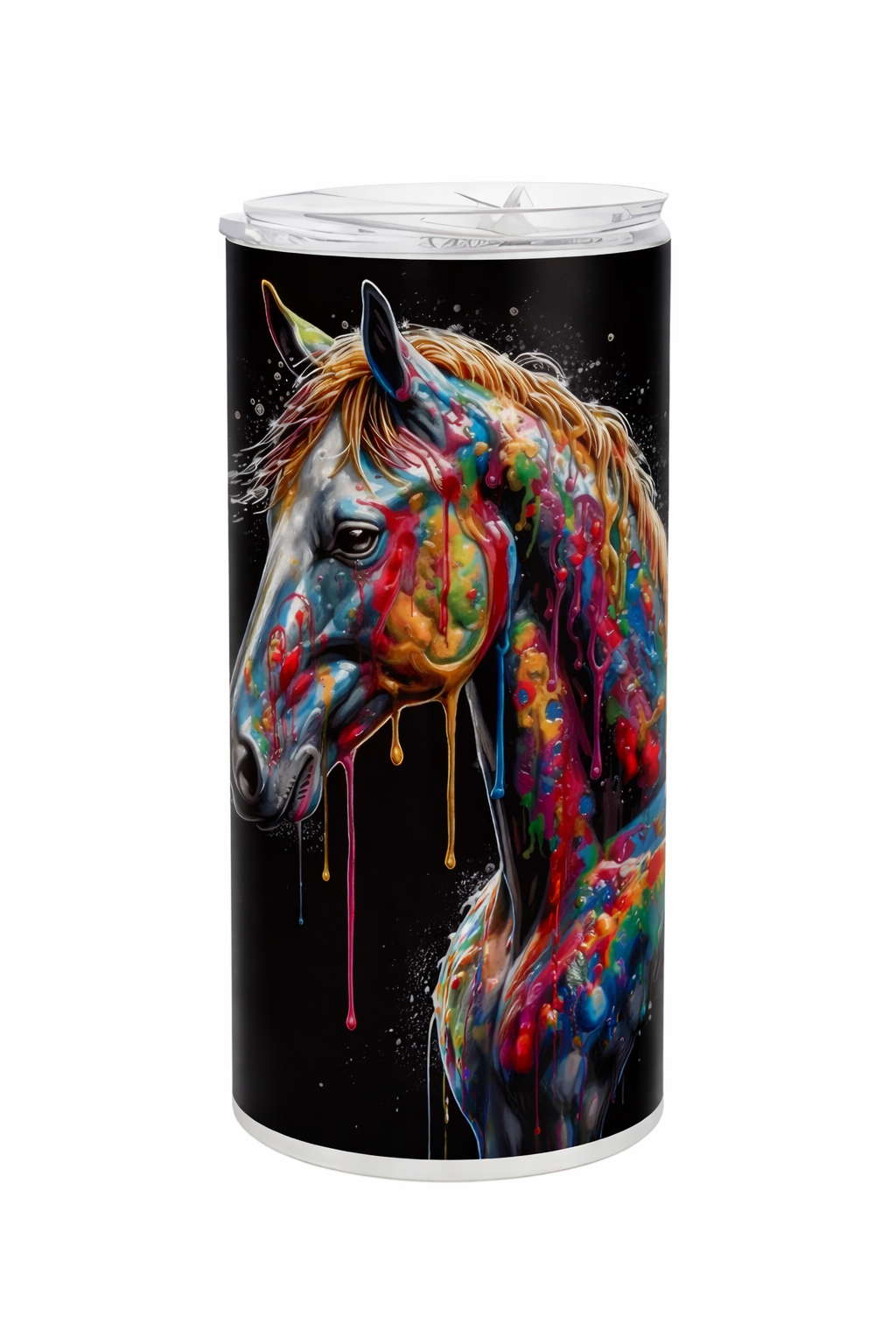 Edelstahl-Thermobecher Pferd 9