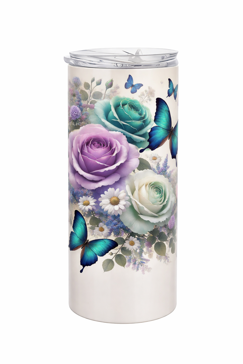 Edelstahl-Thermobecher Schmetterling 3