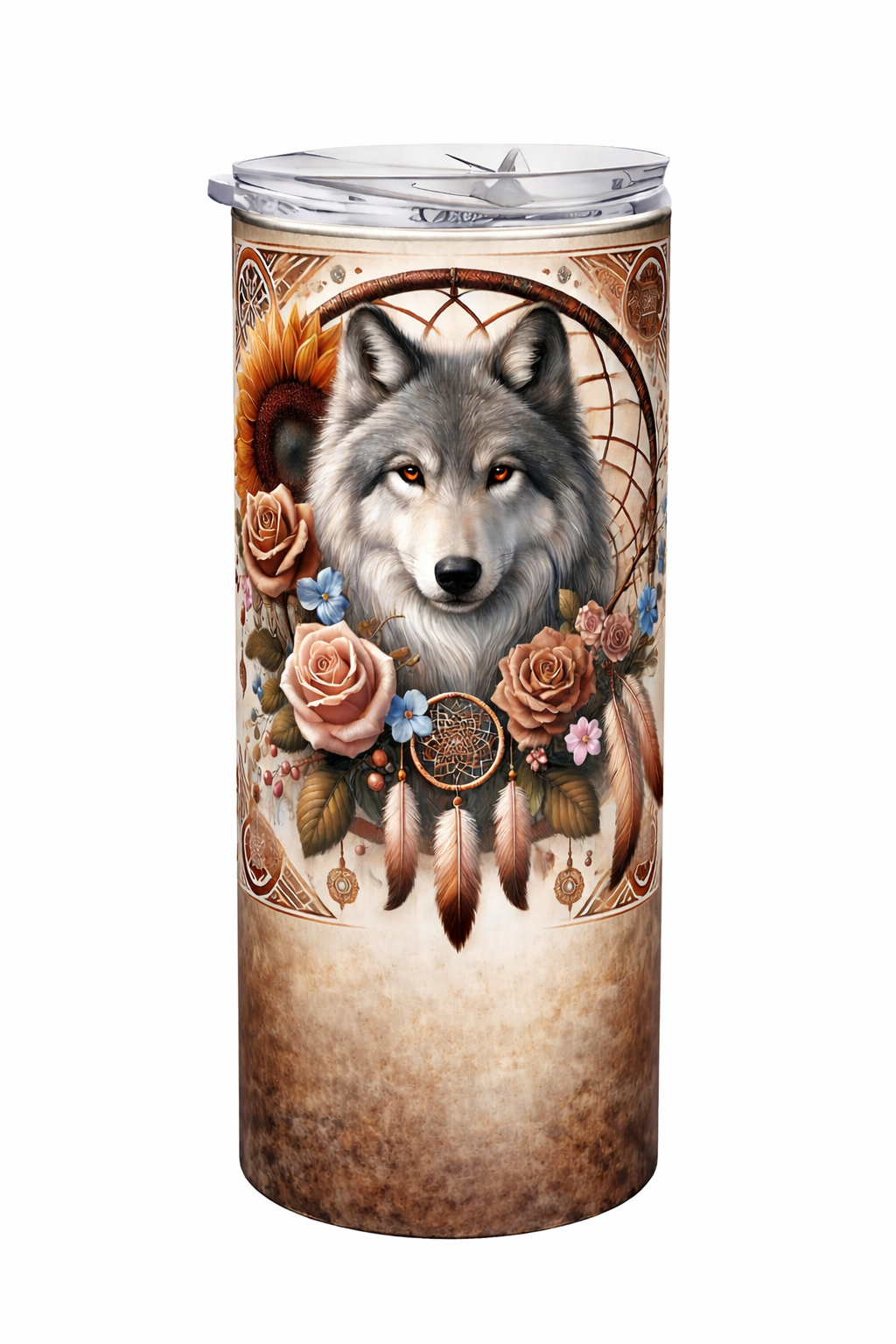 Edelstahl-Thermobecher Wolf 2