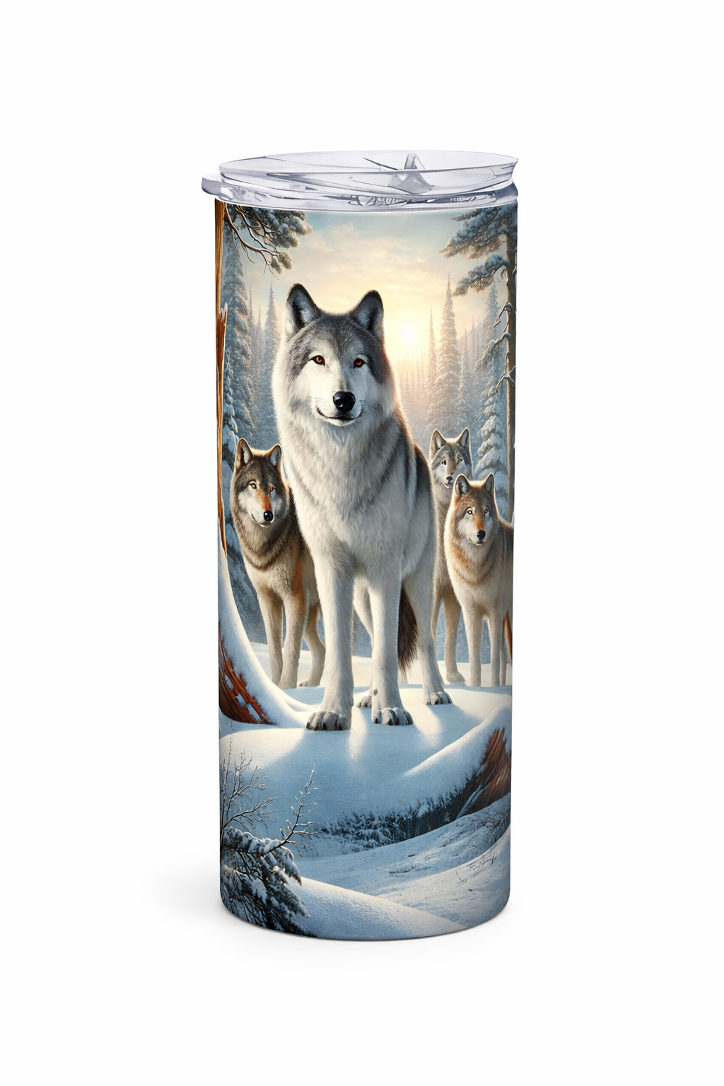 Edelstahl-Thermobecher Wolf 3