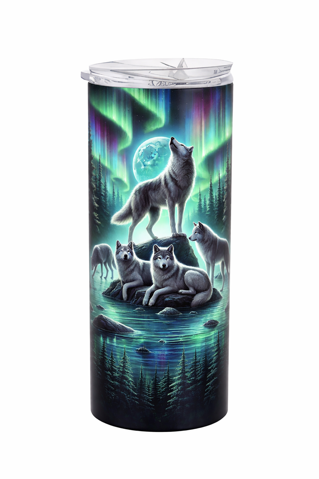 Edelstahl-Thermobecher Wolf 7