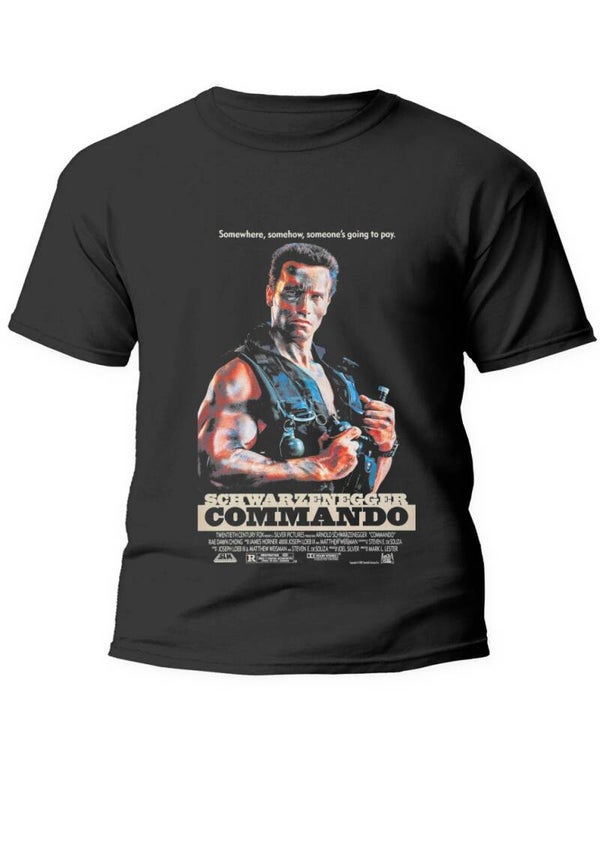 Tee shirt commando 100% coton