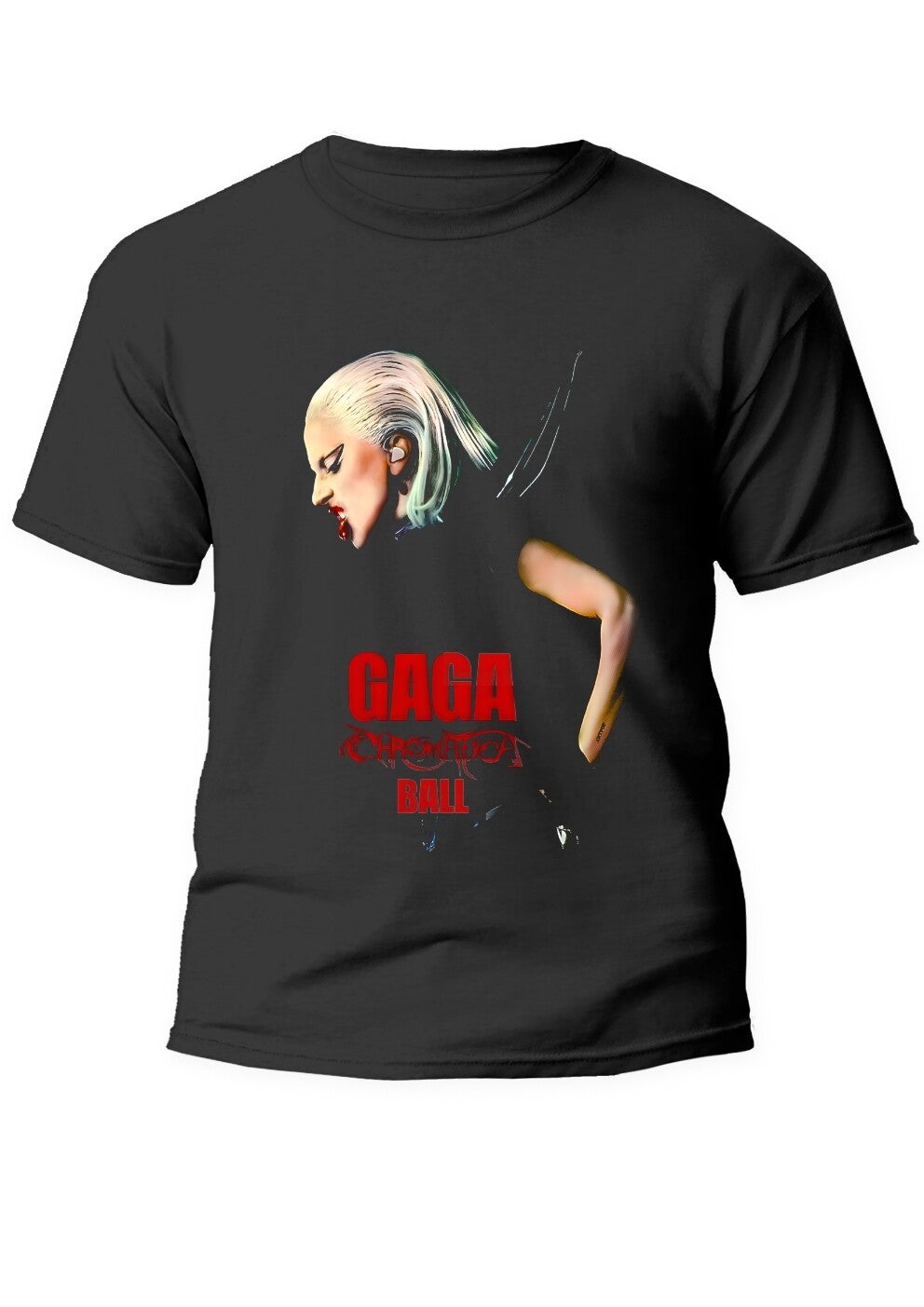 Tee shirt  lady gaga 100% coton