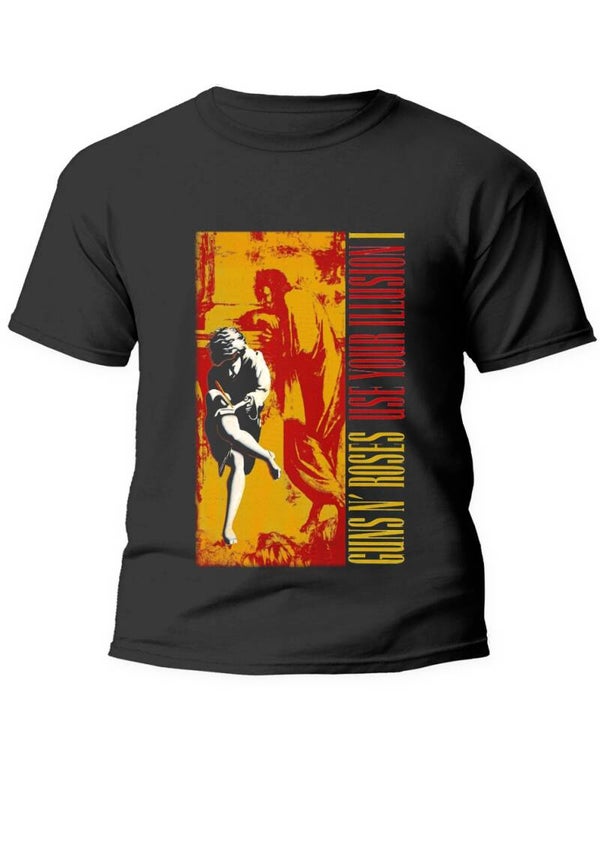 Tee shirt guns use your illusion 100% coton