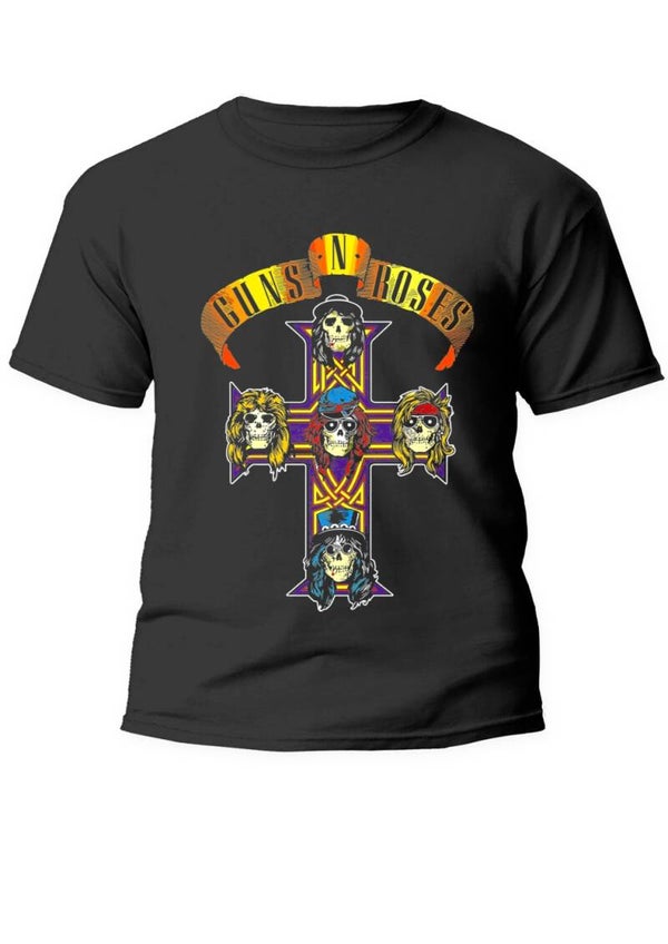 Tee shirt guns and roses  100% coton