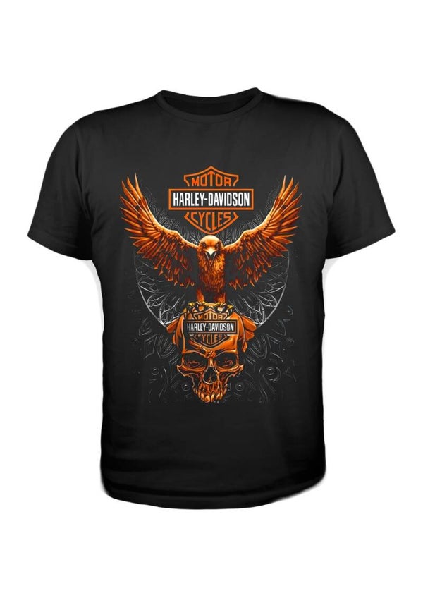 Tee shirt harley davidson 100% coton