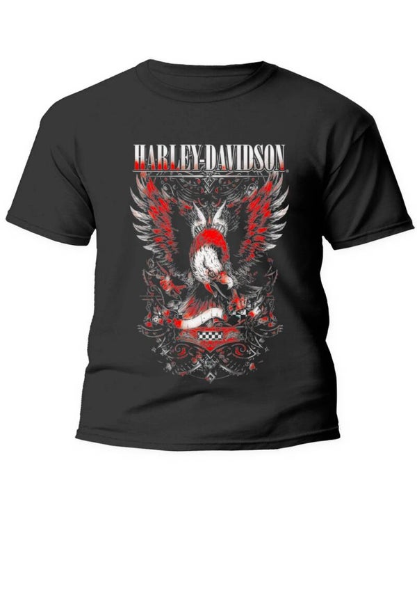 Tee shirt harley davidson 100% coton