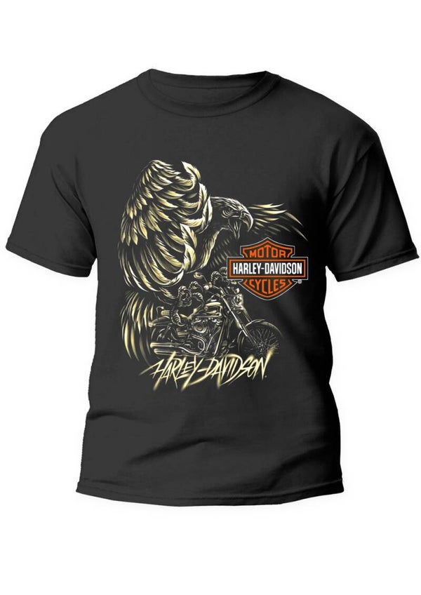 Tee shirt harley davidson 100% coton