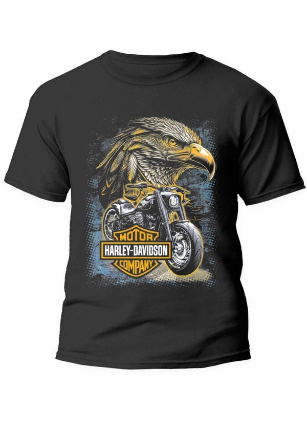 Tee shirt harley davidson 100% coton