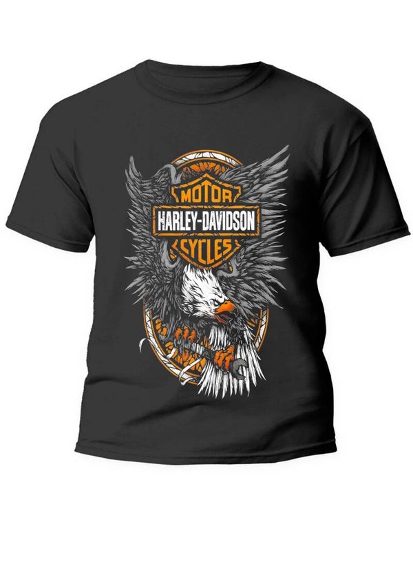 Tee shirt harley davidson 100% coton