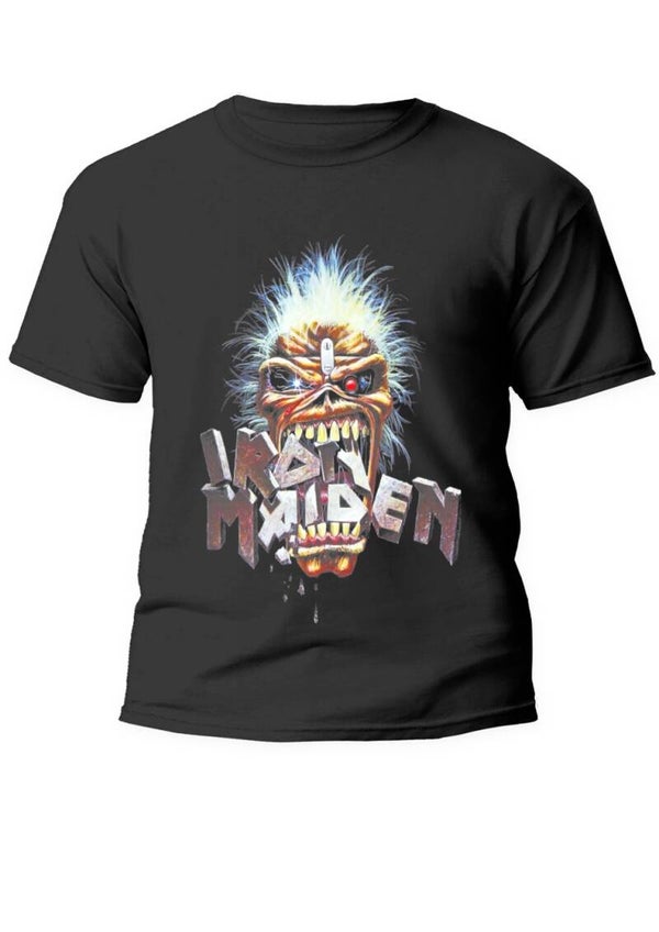 Tee shirt iron maiden 100% coton