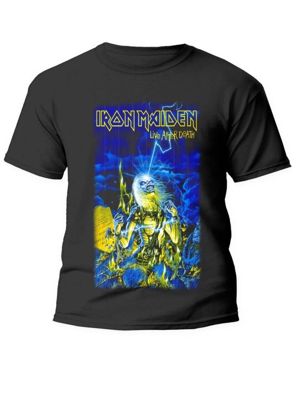 Tee shirt iron maiden 100% coton