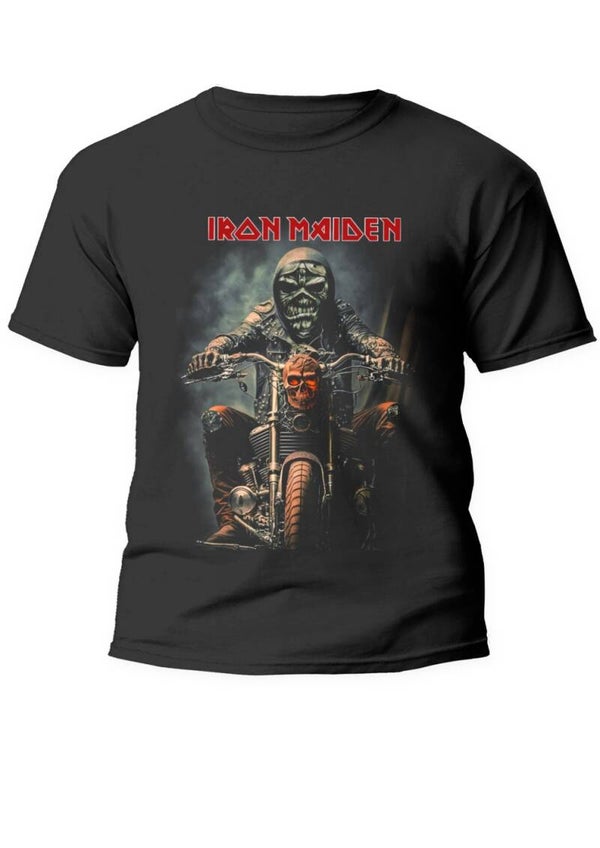 Tee shirt iron maiden  100% coton