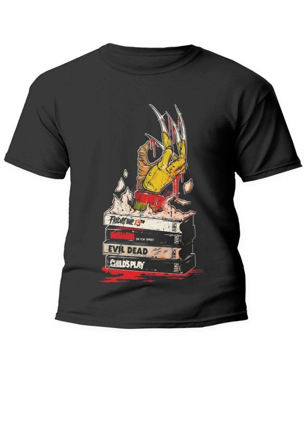 Tee shirt K7 video films horreur  100% coton