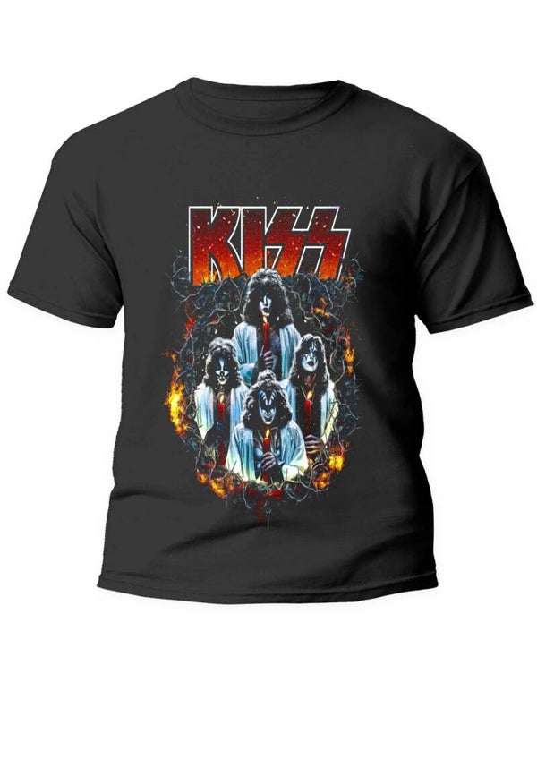 Tee shirt Kiss 100% coton