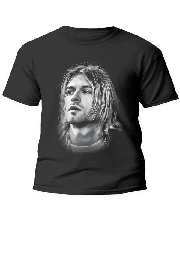 Tee shirt kurt cobain nirvana 100% coton