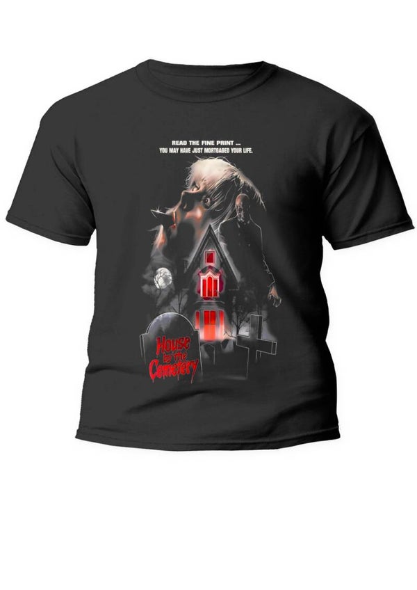 Tee shirt house by the cemetery 100% coton