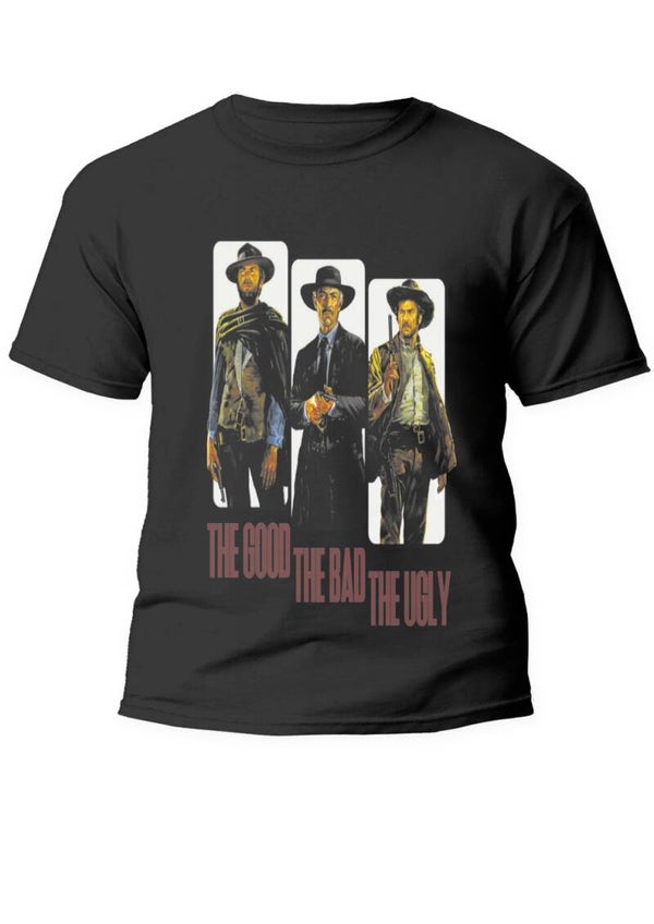 Tee shirt The good the bad the ugly  100% coton