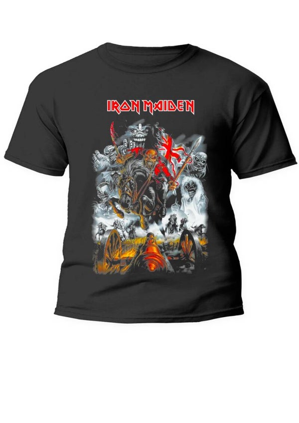 Tee shirt iron maiden 100% coton