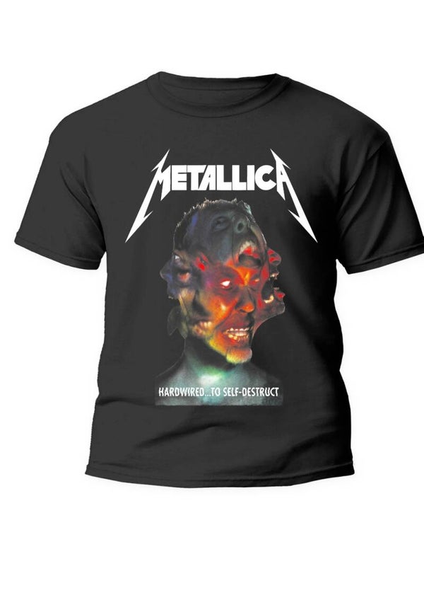 Tee shirt Metallica hardwired 100% coton