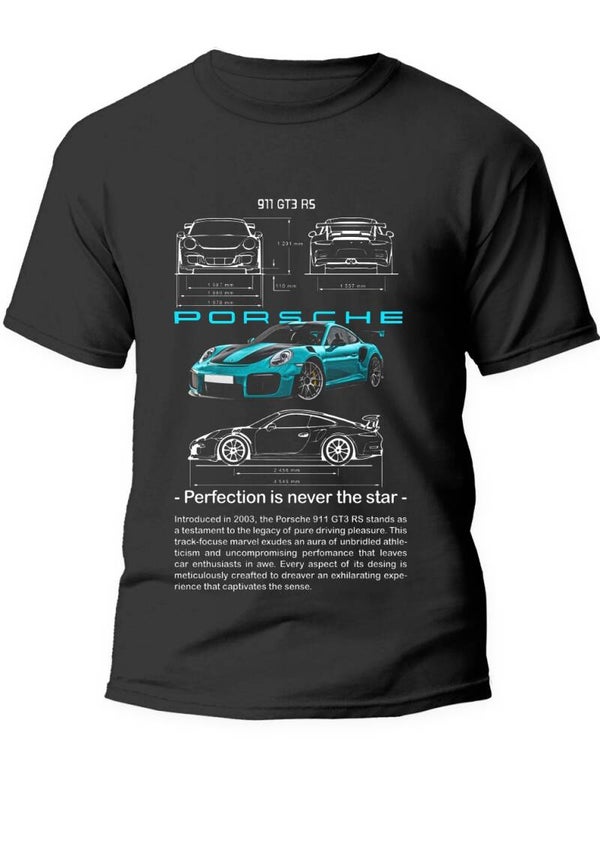 Tee shirt Porsche 100% coton