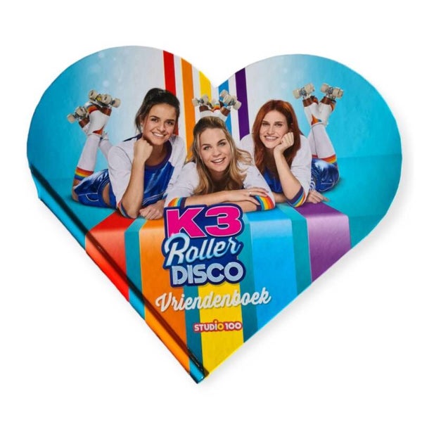 K3 Vriendenboek in hartvorm