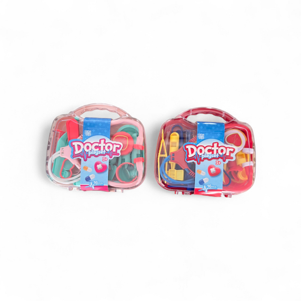 Dokterskoffertje met 16‑delige set