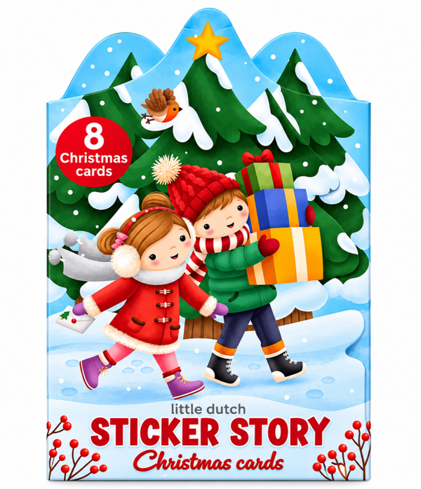Little Dutch Kerstkaartenset – Sticker Stories